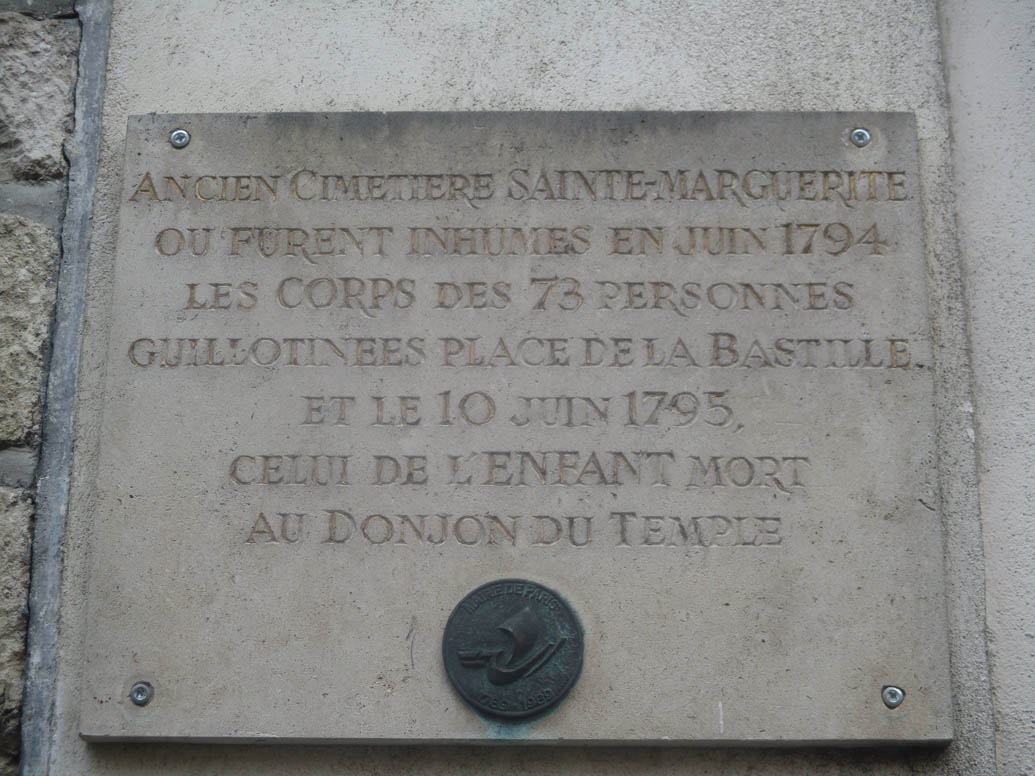 Bicentennial Plaque Commemorating Those who Were Guillotined