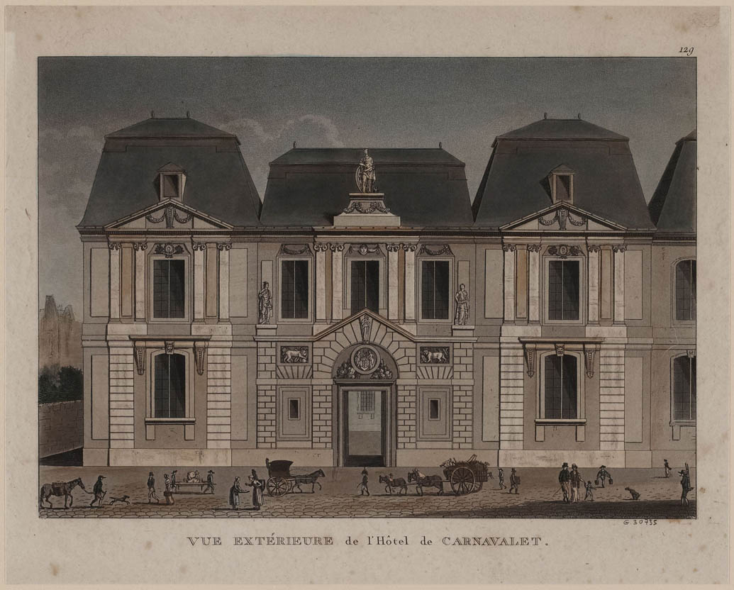 Exterior View of the Hôtel de Carnavalet