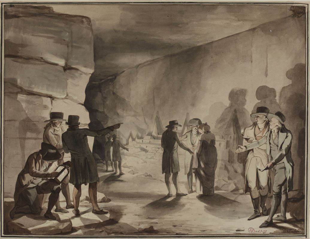 Besuch der Katakomben im Directoire, 1798