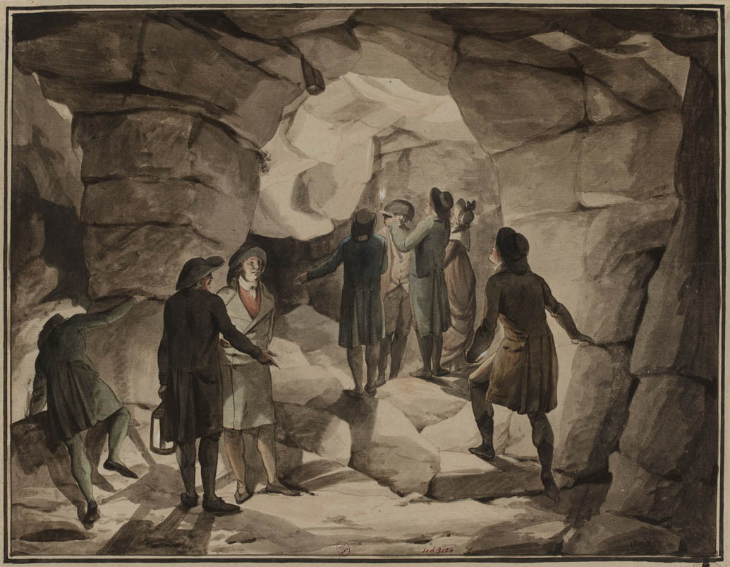 Visit of the Catacombs during the Directory, 1798
