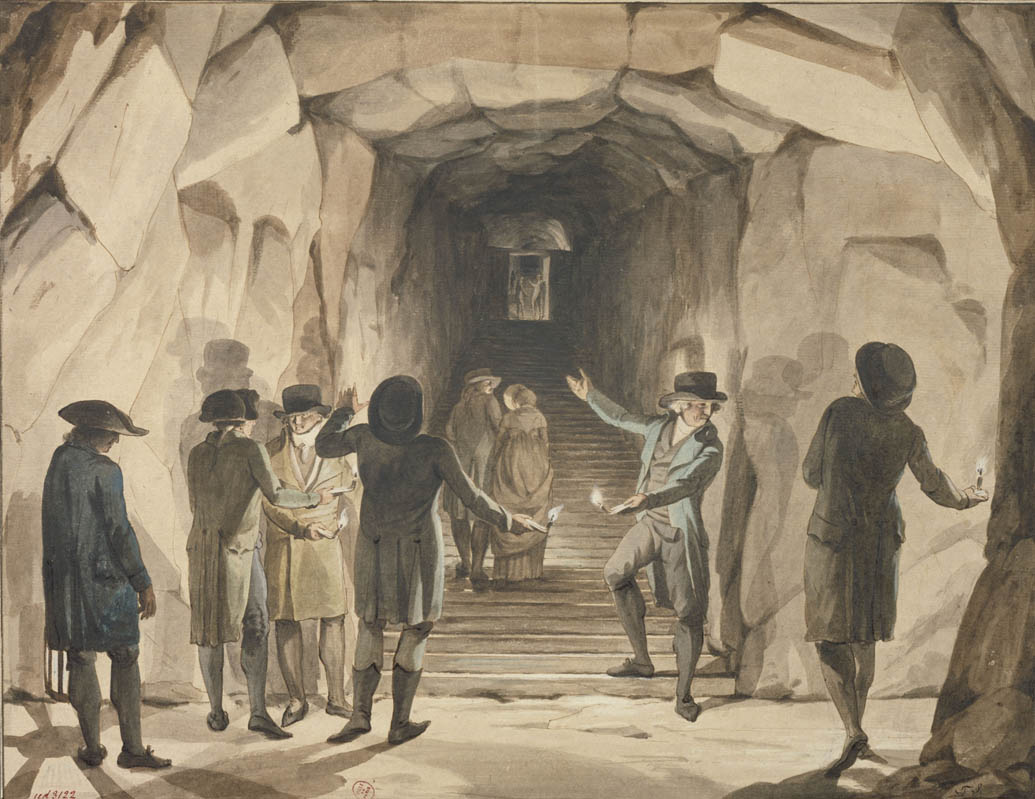 Visite des Catacombes sous le Directoire, 1798