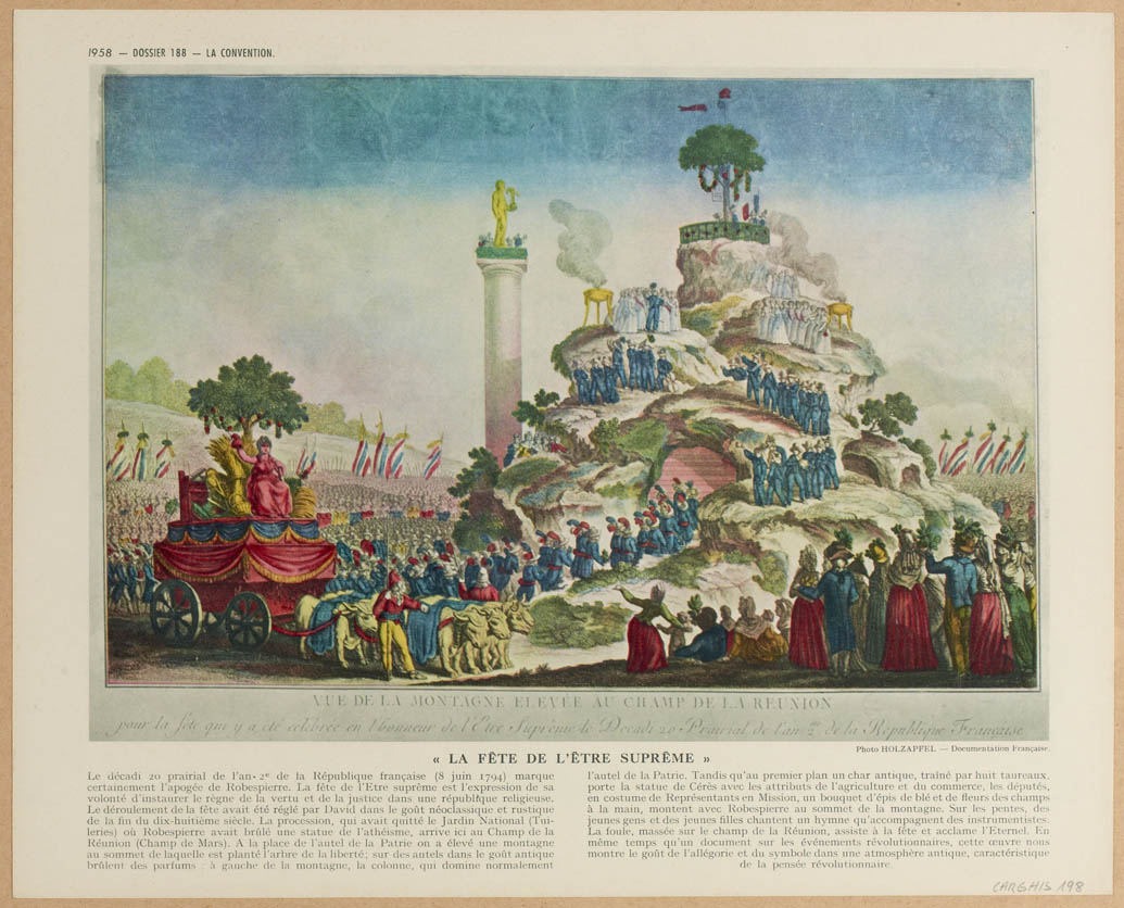The Festival of the Supreme Being, 1794