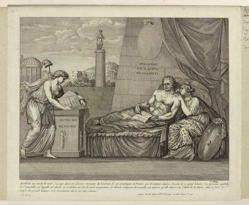 Mirabeau on his Deathbed