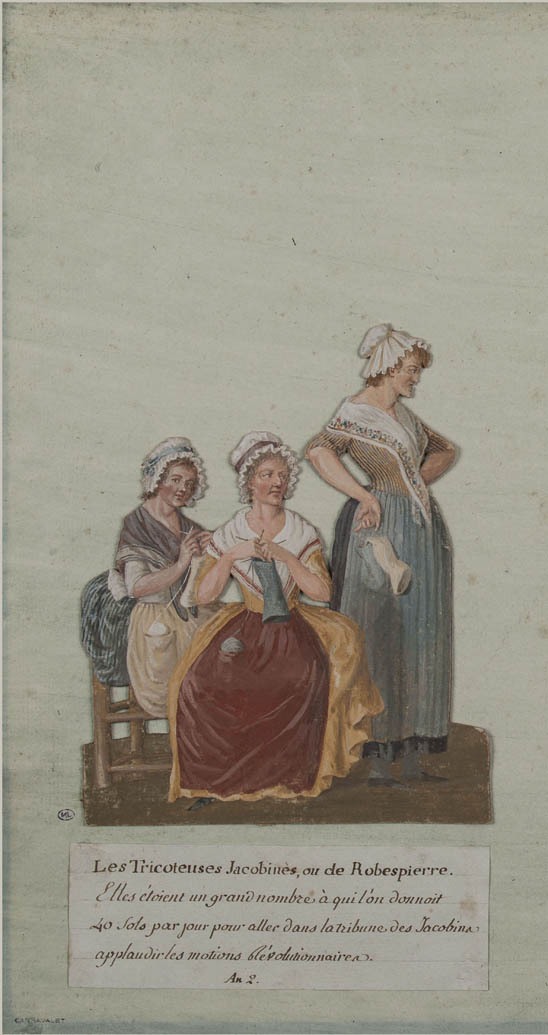 The Jacobin or Robespierre Knitting Women