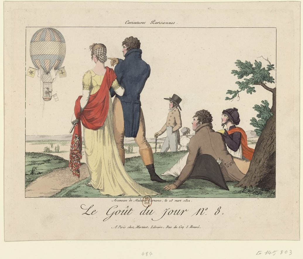 Madame Garnerin’s Ascent, March 28, 1802