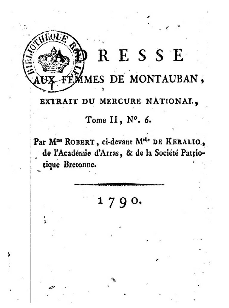 Address to the Women of Montauban