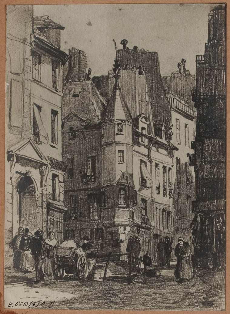 Marat’s House, Rue de l'Ecole de Médecine in 1866