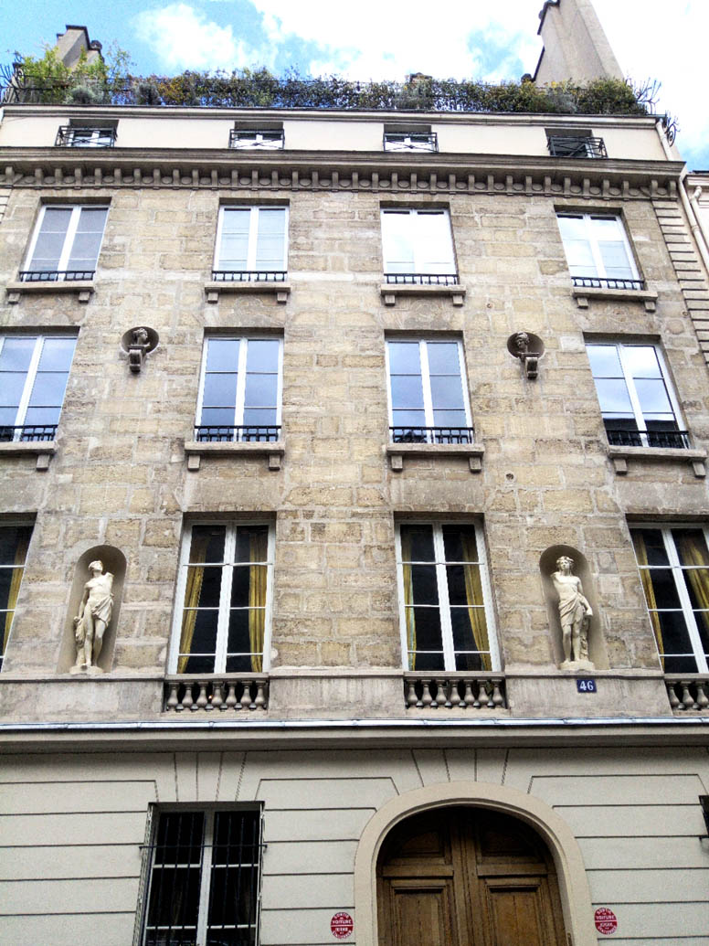 Gebäude in der Rue Jacob 46