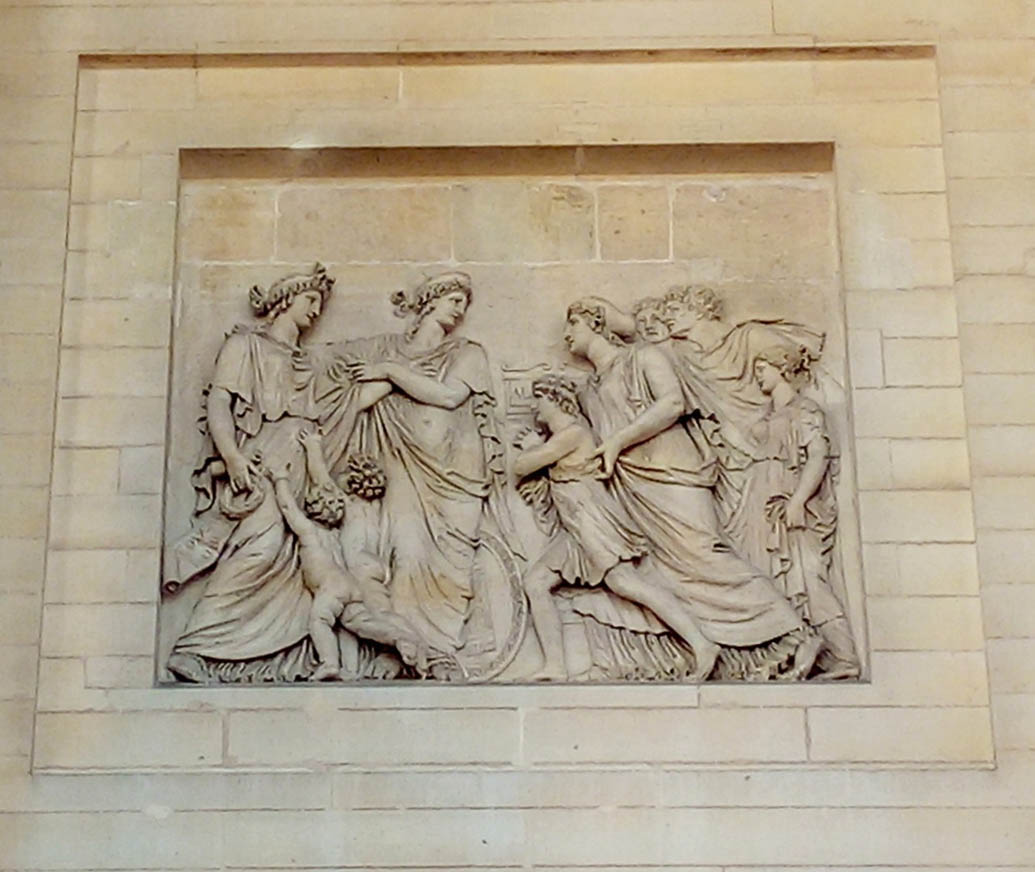 Bas-relief, Jacques Lesueur, L’instruction publique, 1792-3