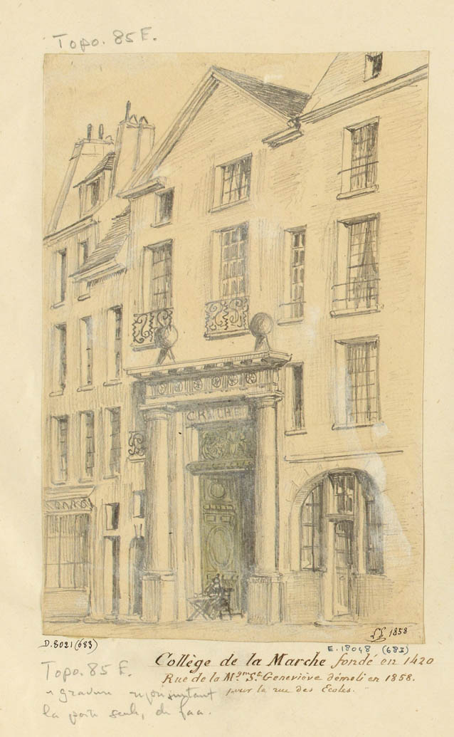 Colegio de La Marche en 1858