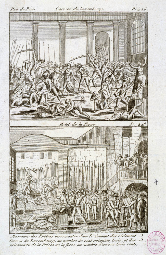 Massacre at the Grande Force Prison and the Luxembourg Monastery on September 2-3, 1792
