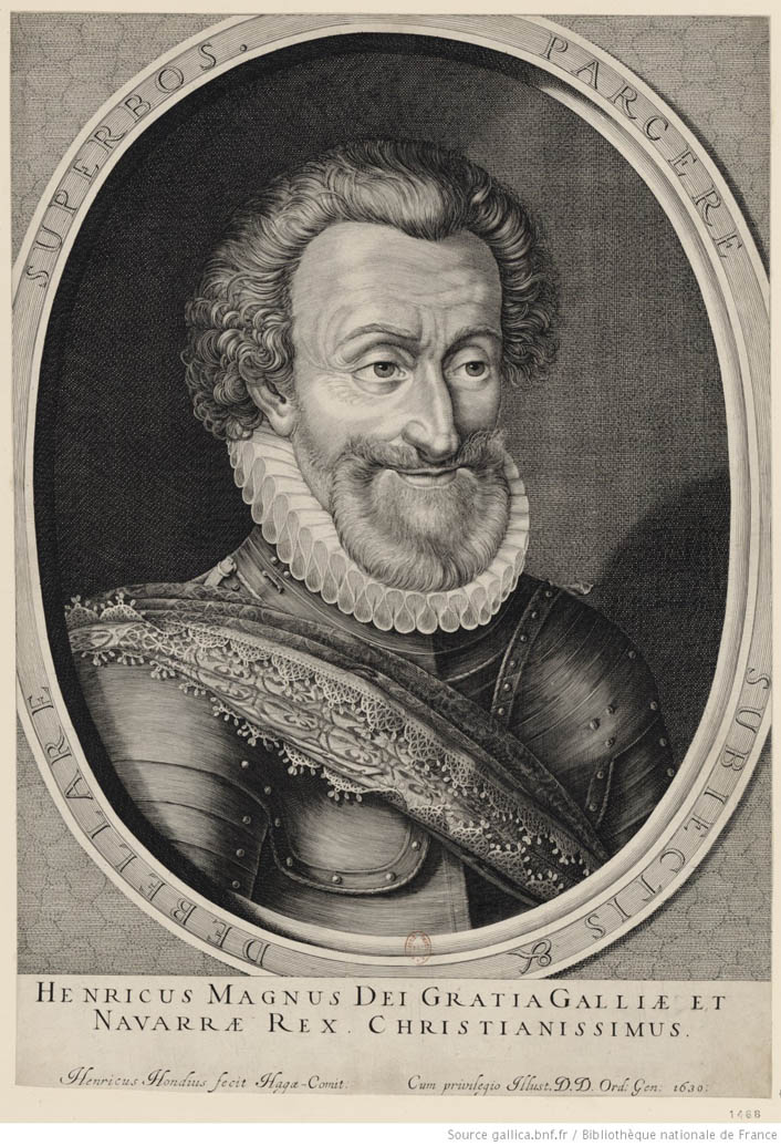 Porträt von Henri IV. (1553-1610), König von Frankreich und Navarra