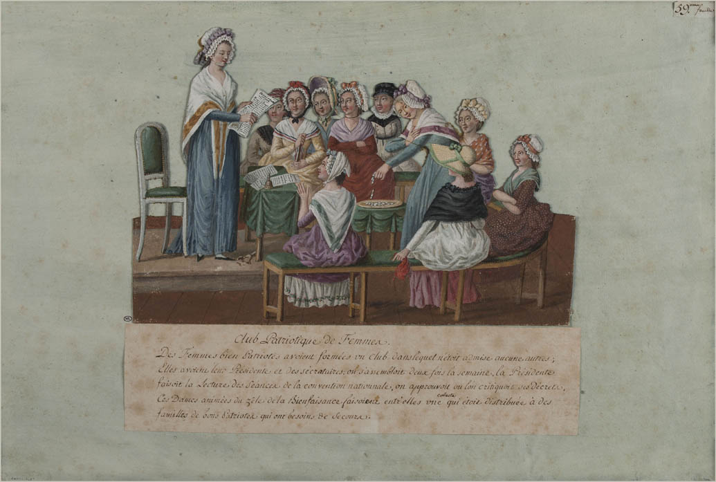 Claire Lacombe (1765-1798) or The Club of Women Patriots