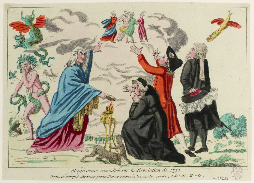 Marie-Anne llamada madame Lenormand (1772-1843) o La Profetisa consultada acerca de la Revolución de 1790