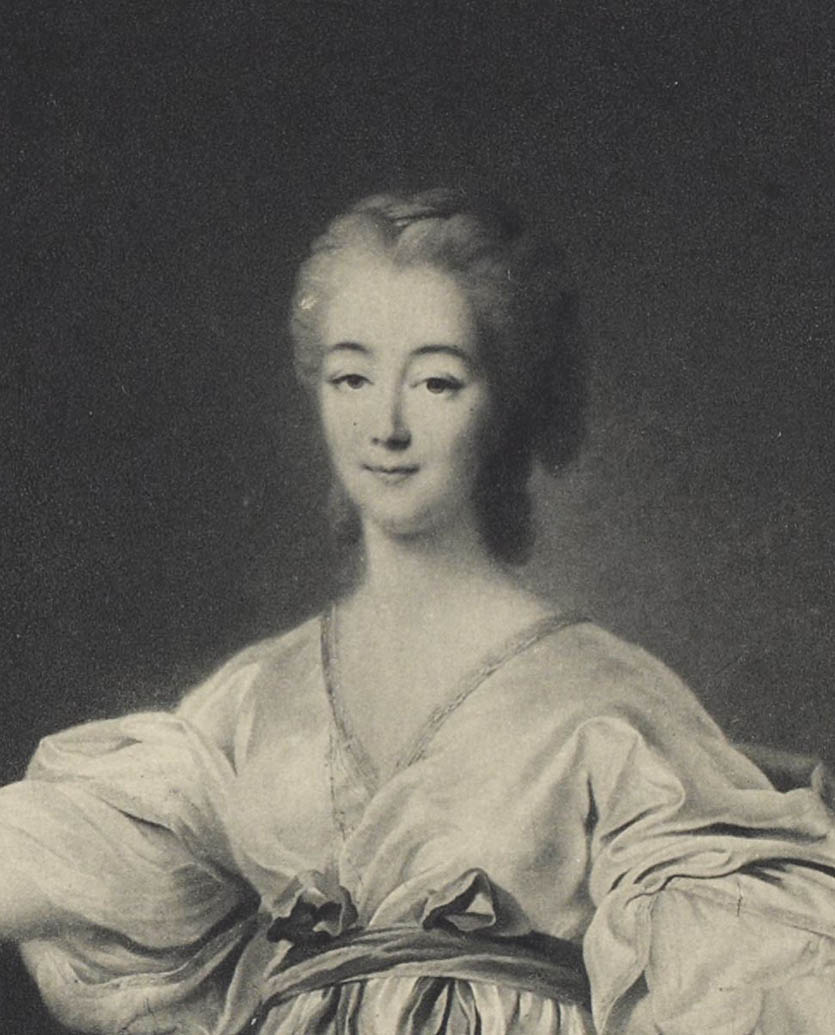 Jeanne Bécu (1743-1793), comtesse du Barry, en muse, favorite du roi Louis XV