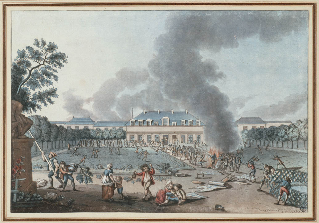 Vandalizing the Titon Pleasure Palace-Pillaging the Réveillon Factory in the Saint-Antoine Neighborhood on April 28, 1789, Owned by Jean-Baptiste Réveillon (1725-1811)
