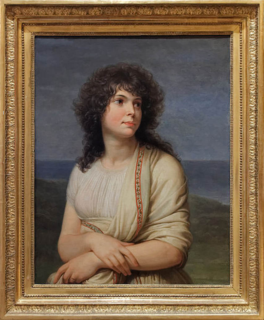 Retrato de Madame Hamelin, Fortunée Lormier-Lagrave (nombre de soltera) (1776-1851),