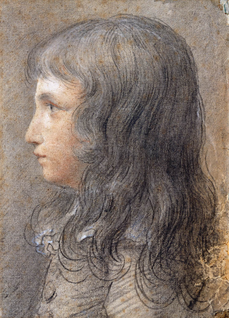 Portrait of the Dauphin, then Louis XVII in 1793